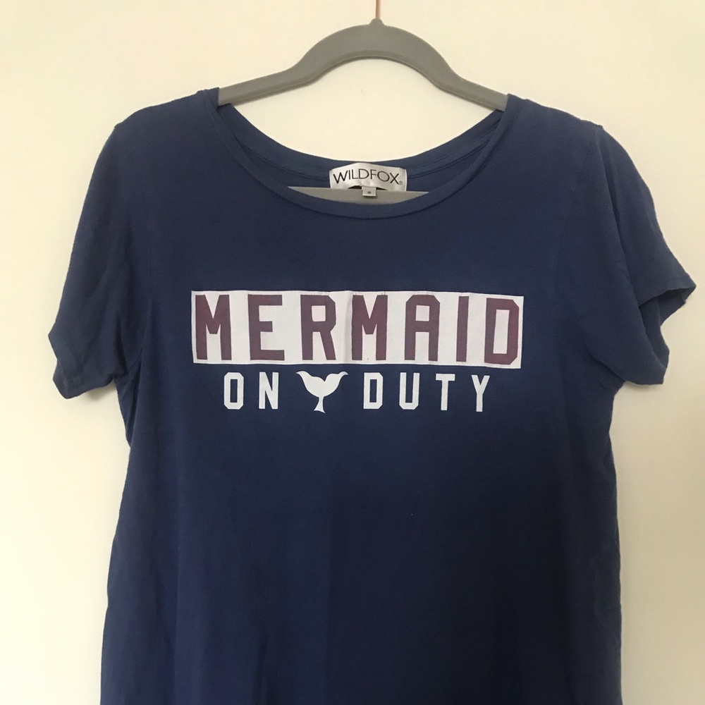 Wildfox Mermaid on Duty Tee